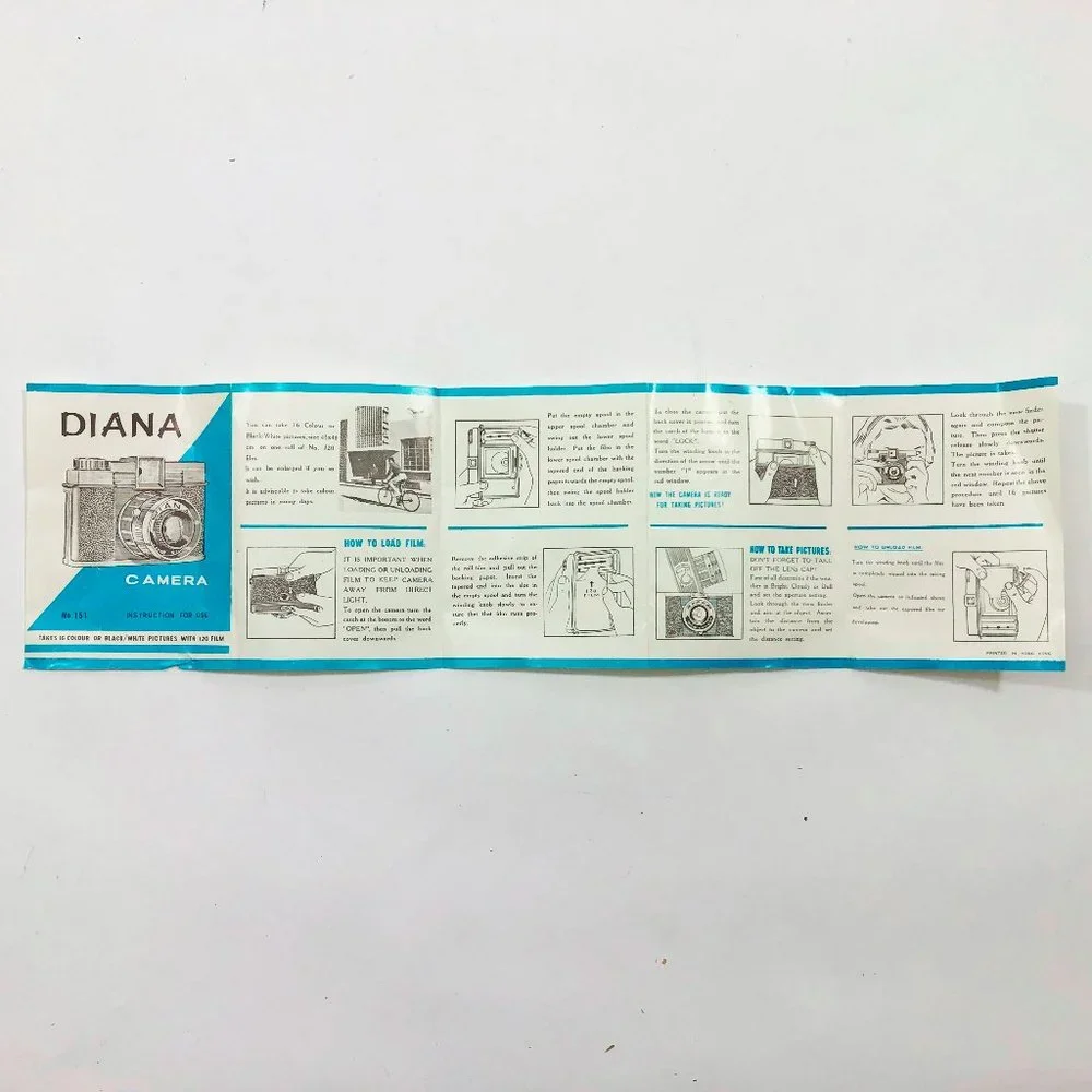 Diana Camera 151 Owners Manual Instructions Brochure Vintage